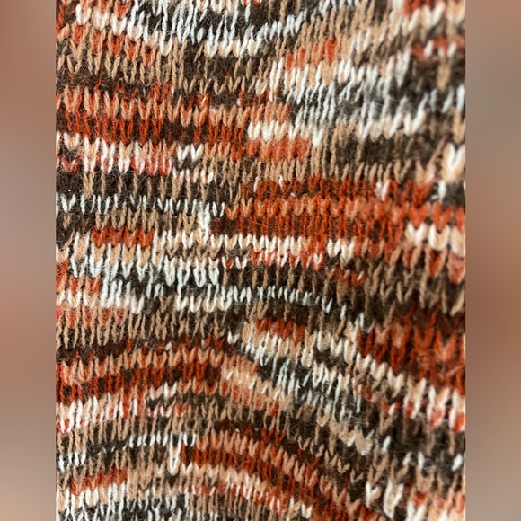 Sedgewick Sportswear, Medium, made in USA belted multicolor knit open cardigan - Picture 2 of 4